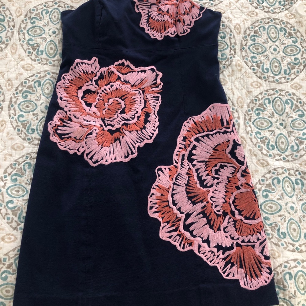 Lilly Pulitzer Navy and Pink Dress